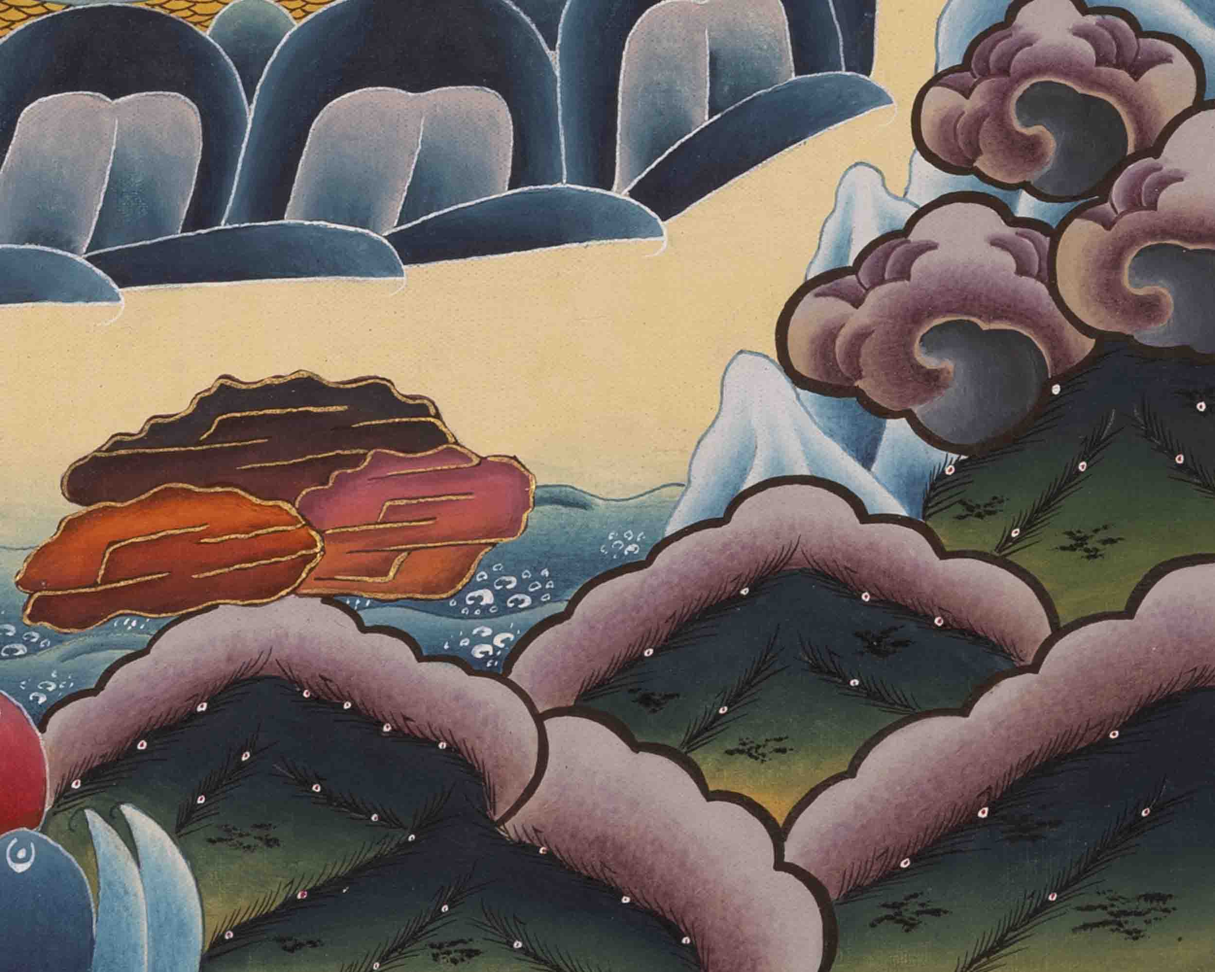 Religious White Tara Thangka | Female Bodhisattva