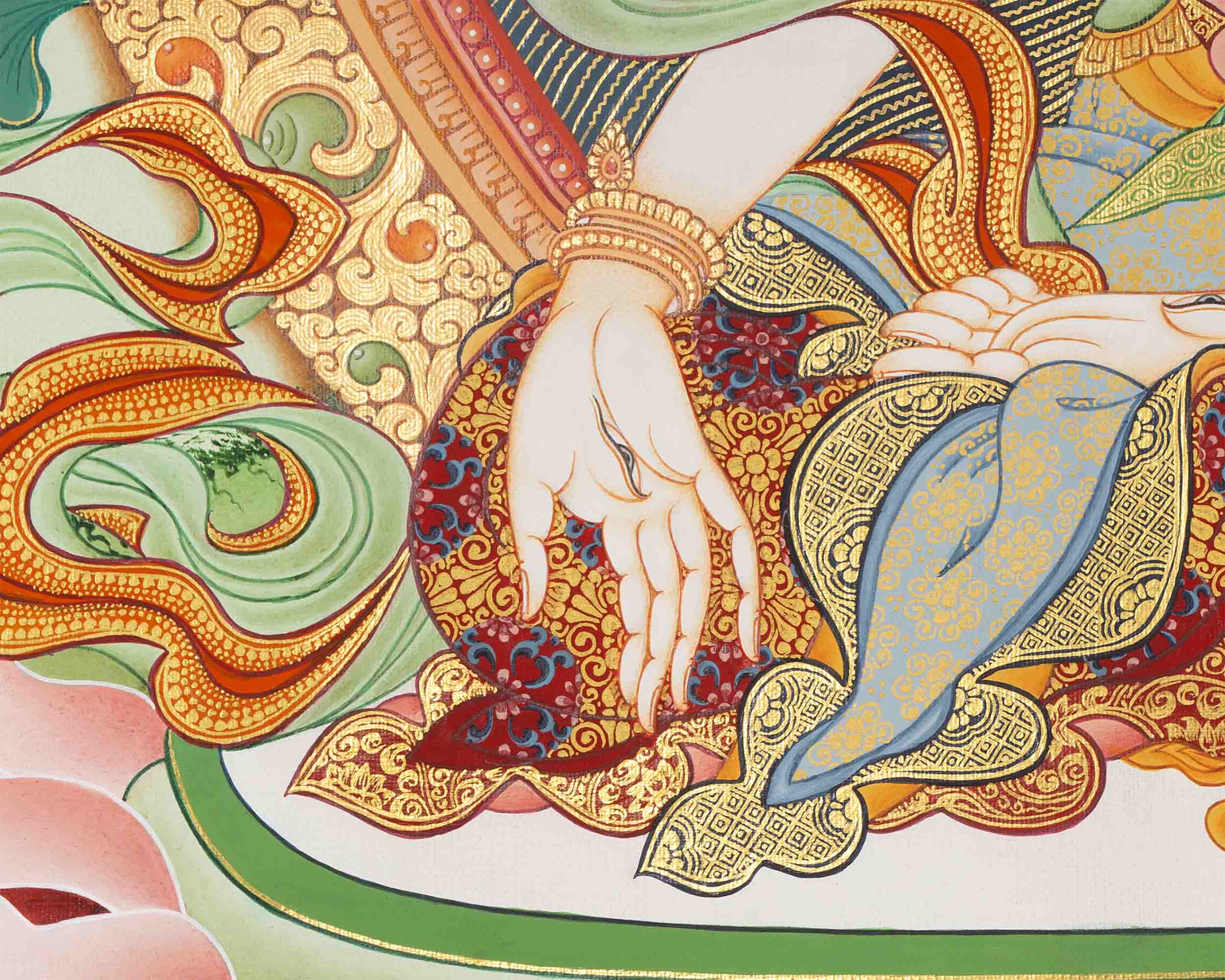 White Tara Print | Traditional Buddhist Art | Wall Decors
