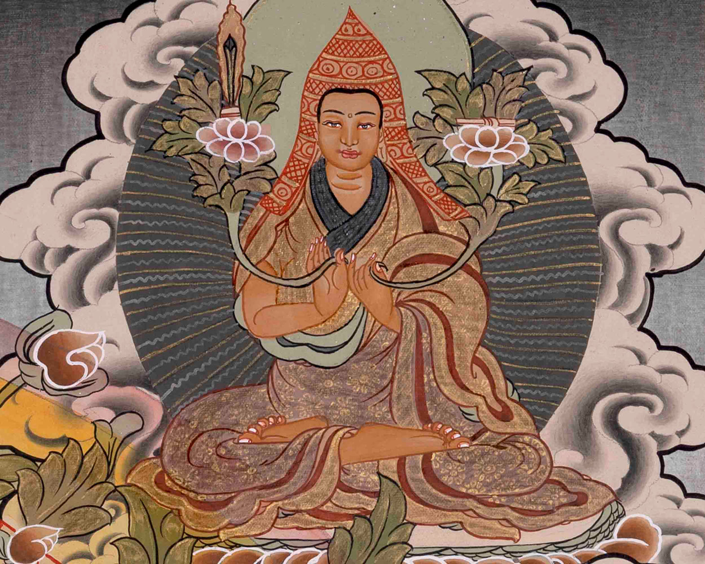 Tibetan Green Tara Thangka | Religious Wall Decoration Painting