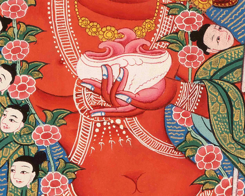 Vajravarahi Thangka | Traditional Buddhist Painting | Wall Hanging Decors
