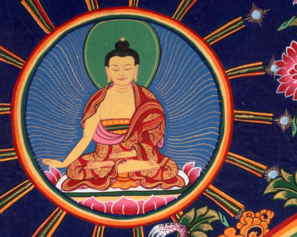 Guru Rinpoche Thangka | Buddhist Gifts | Wall Decors