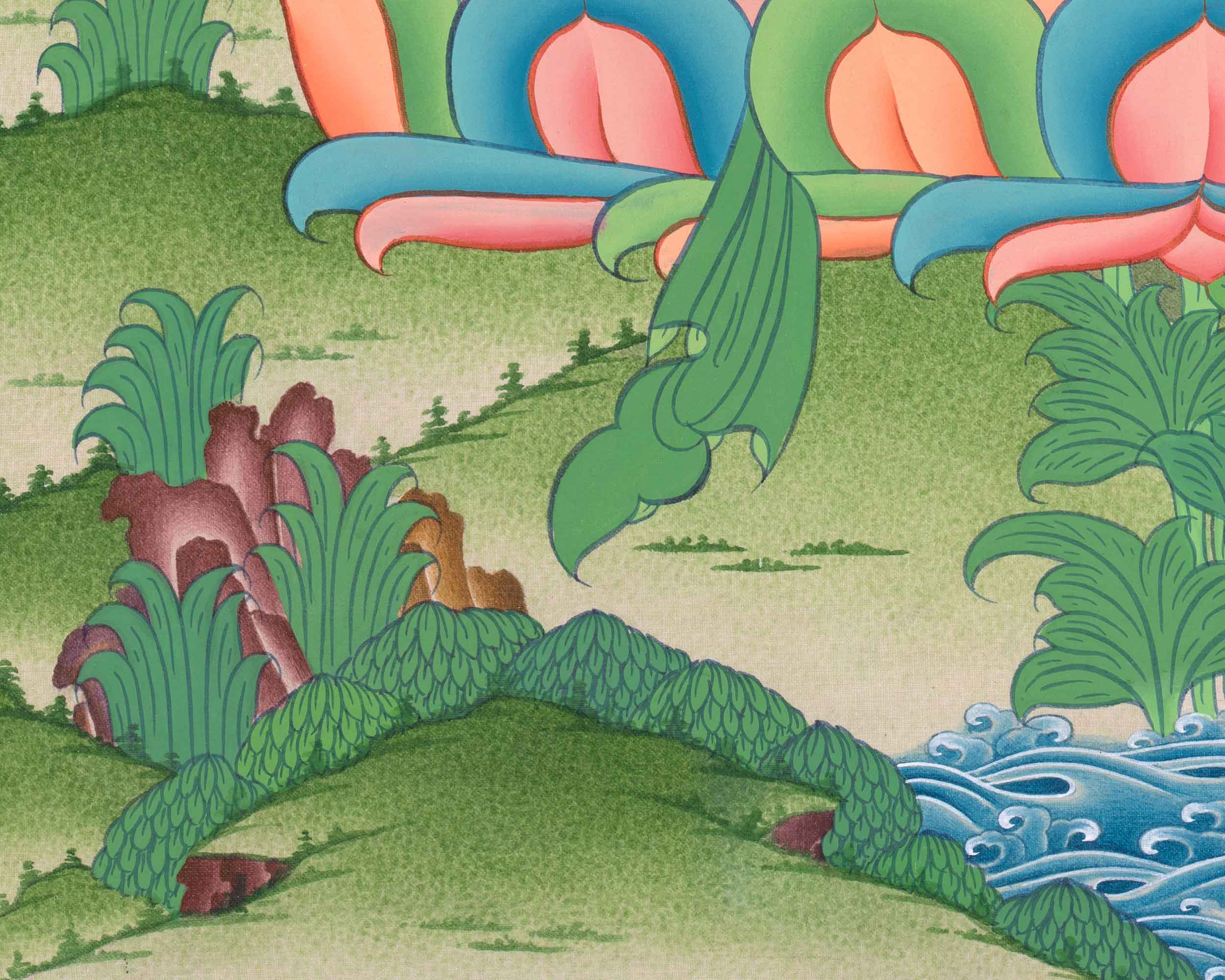 Goddess White Tara Thangka | Art For Healing and Blessings | Mother of All Buddhas