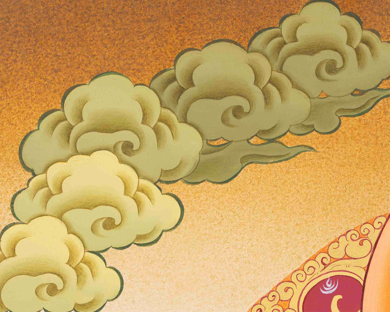 Vajrasattva Shakti Thangka | Traditional Tibetan Art | Wall Decors