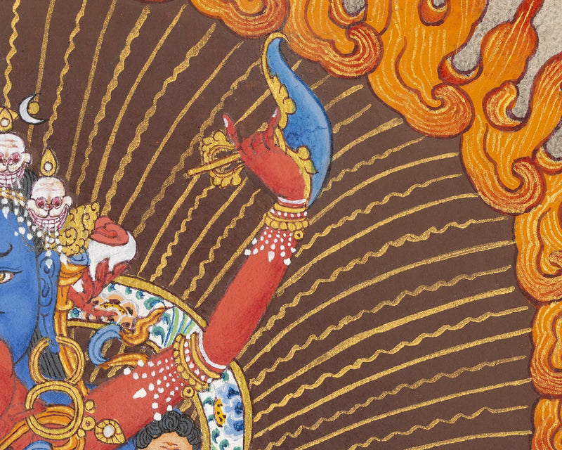 Two Armed Chakrasamvara Thangka | Vajravarahi | Khorlo Demchok |  Meditational Yidam Deity