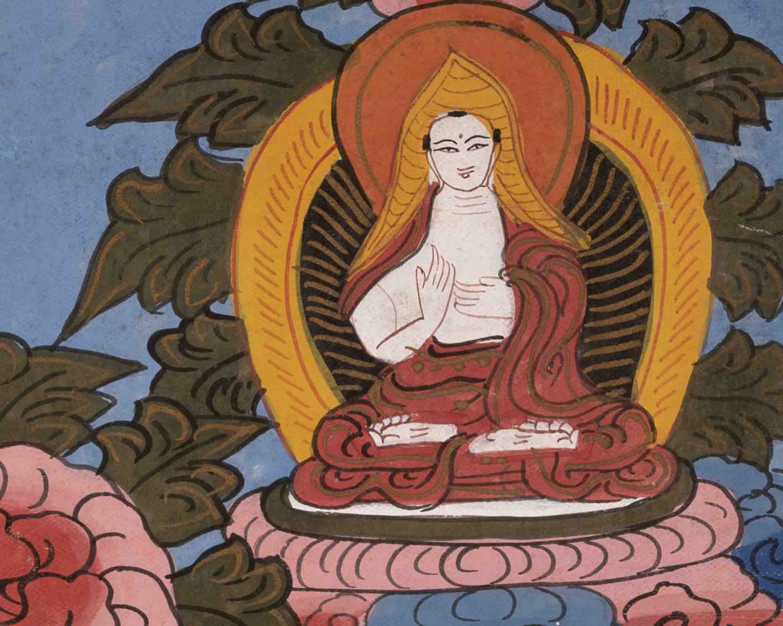 Basundhara Devi Thangka | Traditional Thangka Painting | Wall Decors