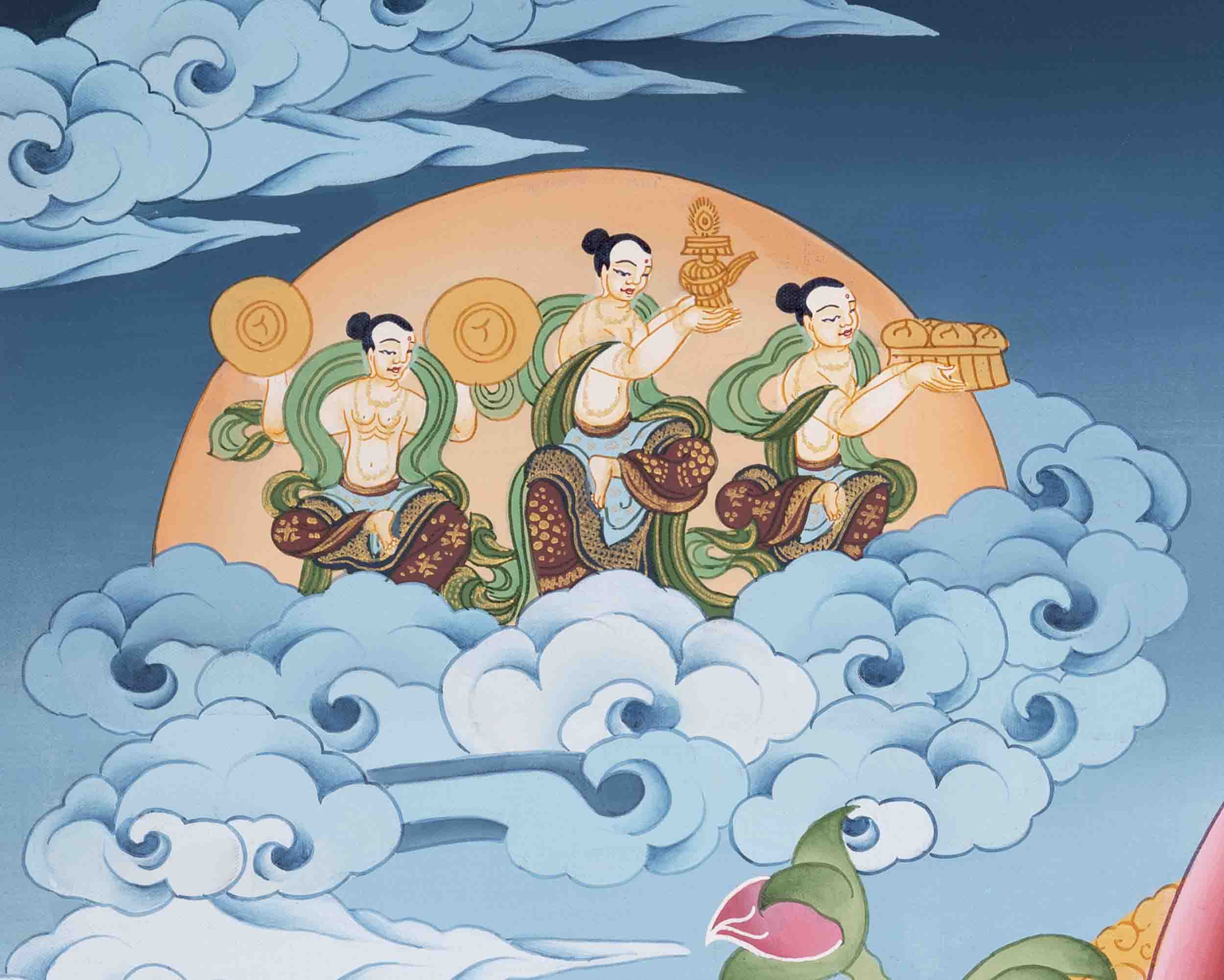 Avalokitesvara Chenresig Thangka | Religious Buddhist Art | Buddhist Gifts