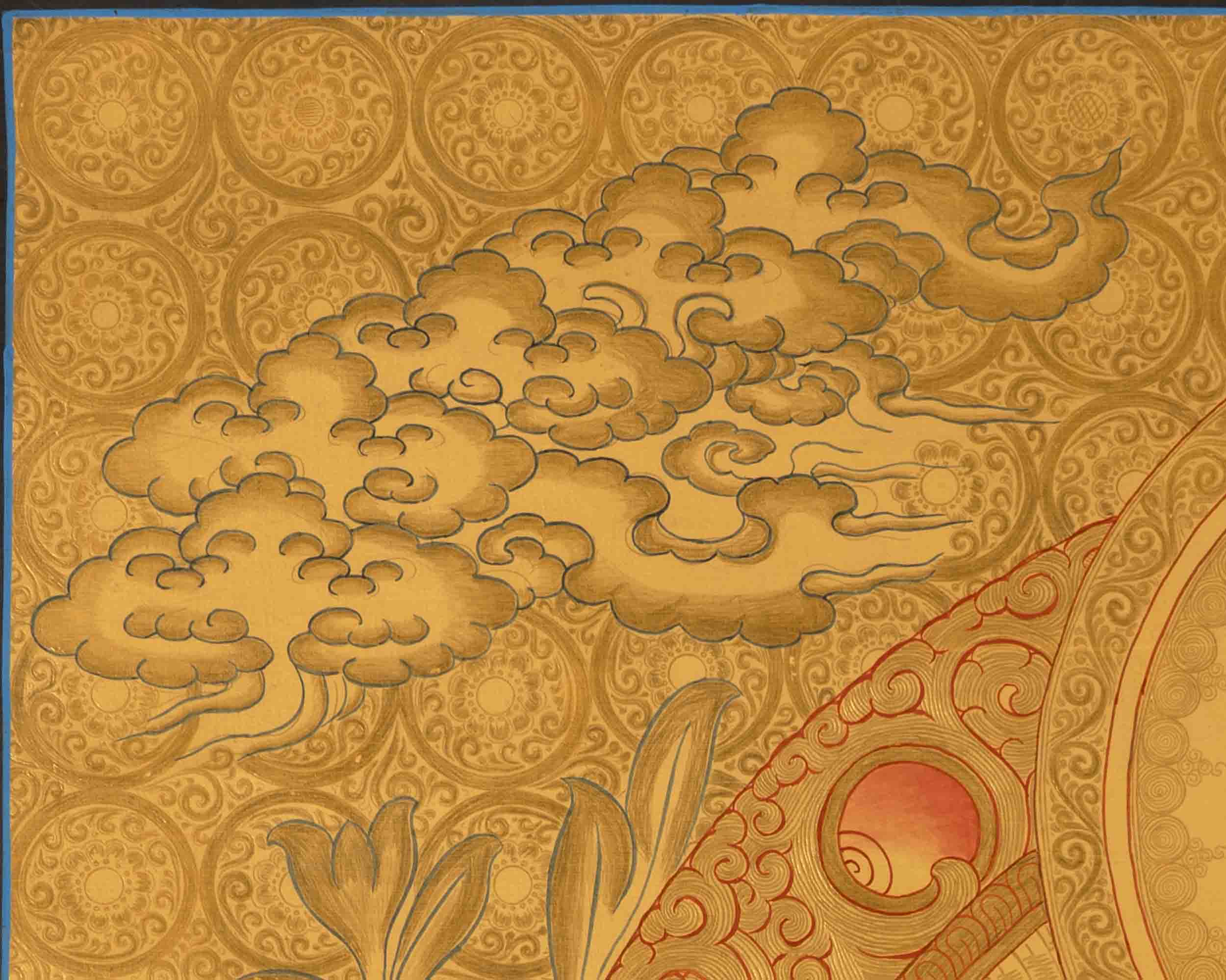 Tibetan Shakaymauni Thangka | Tibetan Buddha Artwork