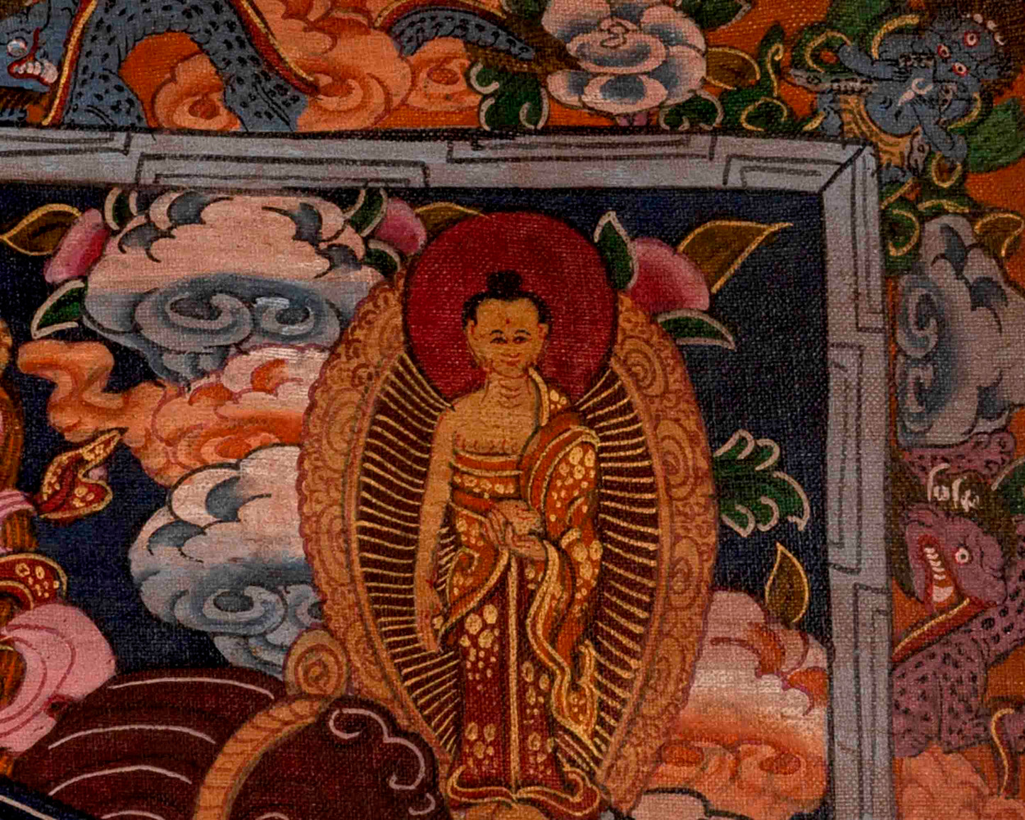 Original Bhavachakra Thangka | Traditional Handpainted Art | Wall Decors