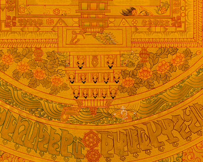 Kalachara Mandala Thanka | Buddhist Decorative Art