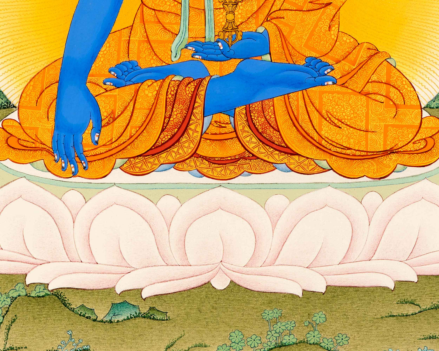 Buddha Akshobhya Thangka Print