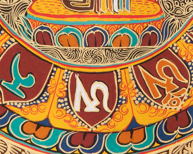 Mantra Mandala Thangka | Wall Hanging