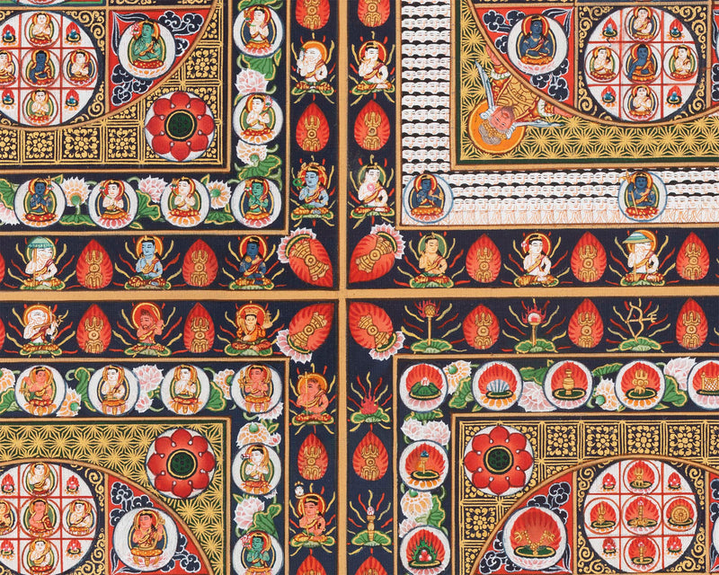 Ryoukai Set Thangka Mandala | Rare Japanese Style Paint | Digital Print