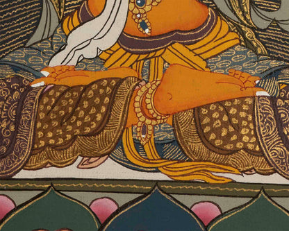 Manjushree Thangka Art | HandPainted Buddhist Art