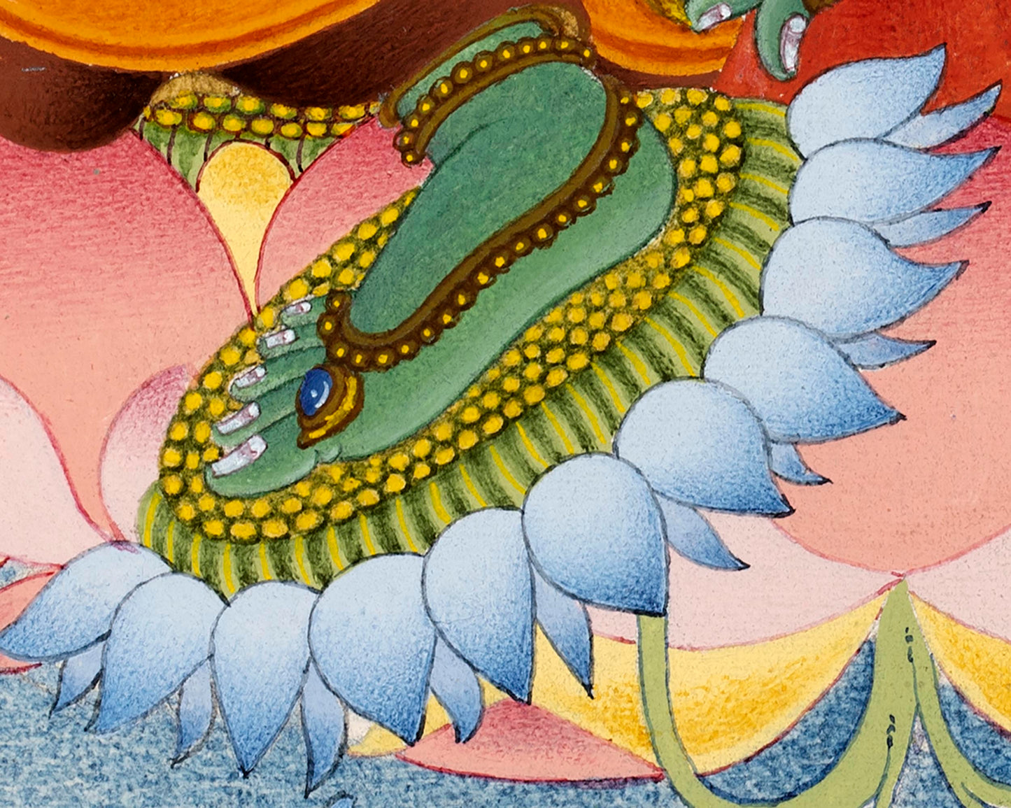 Green Tara Thangka | Himalayan Paintings | Hand-Painted with 24k Gold