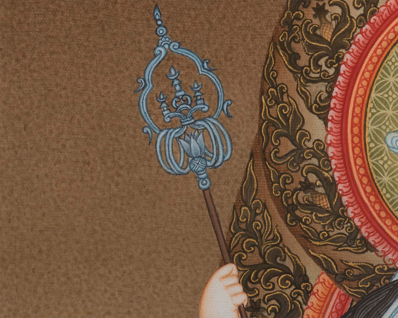 Eight Armed Avalokiteshvara | Buddhist Painting | Digital Print