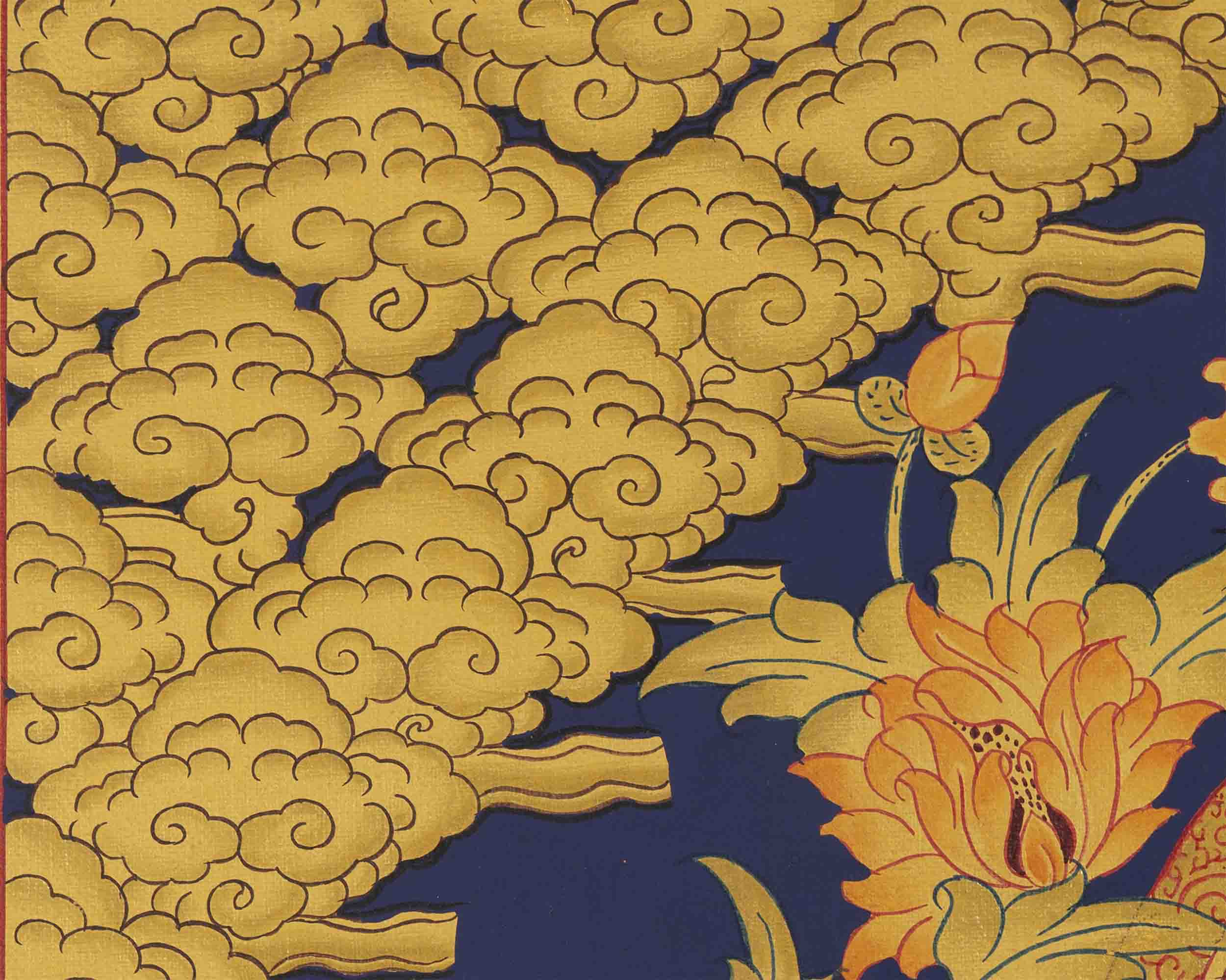 Shakyamuni Buddha Thangka Art | Traditional Painting | Wall Decors