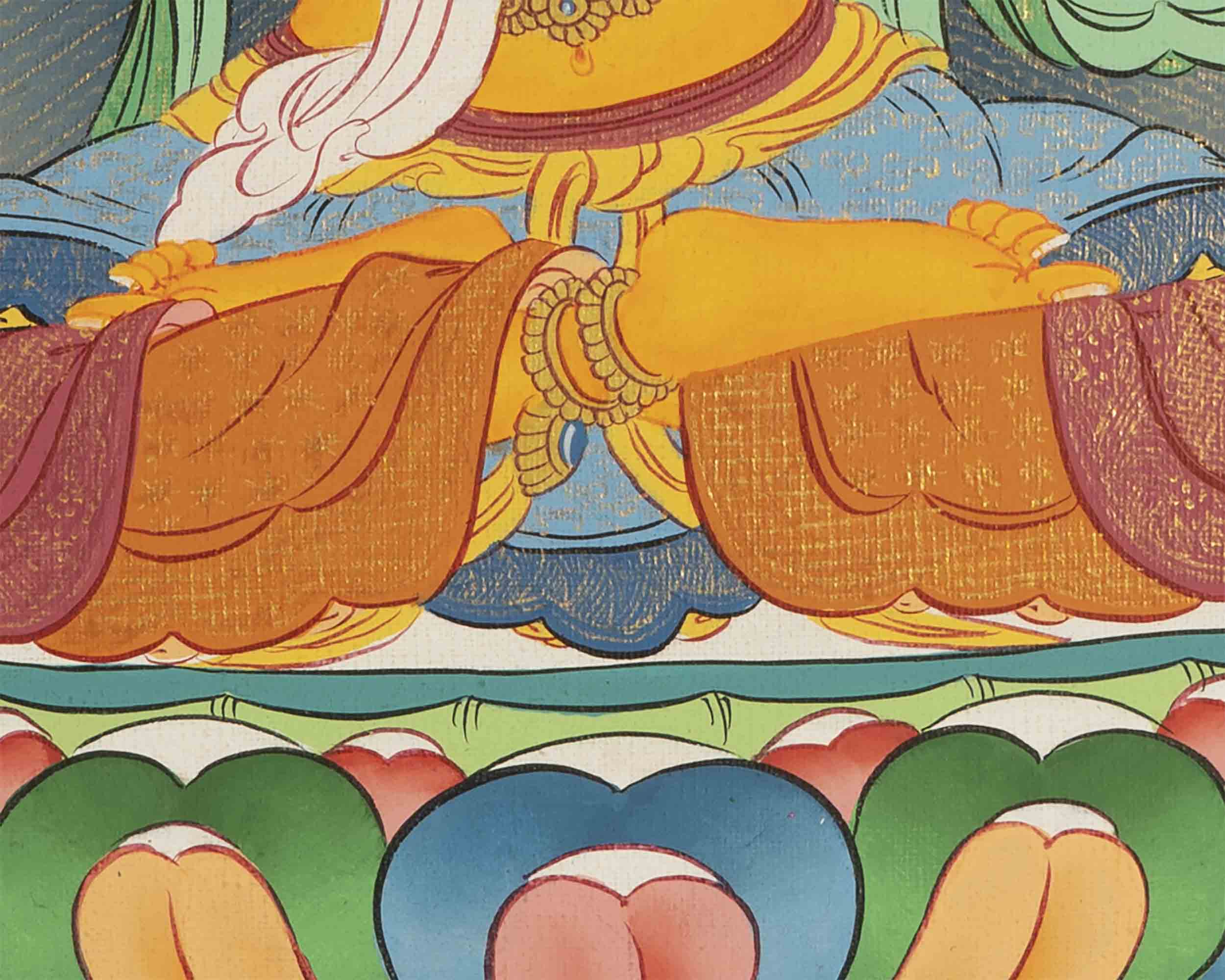 Buddhist Manjushree Thangka | Wall Hanging Decorations