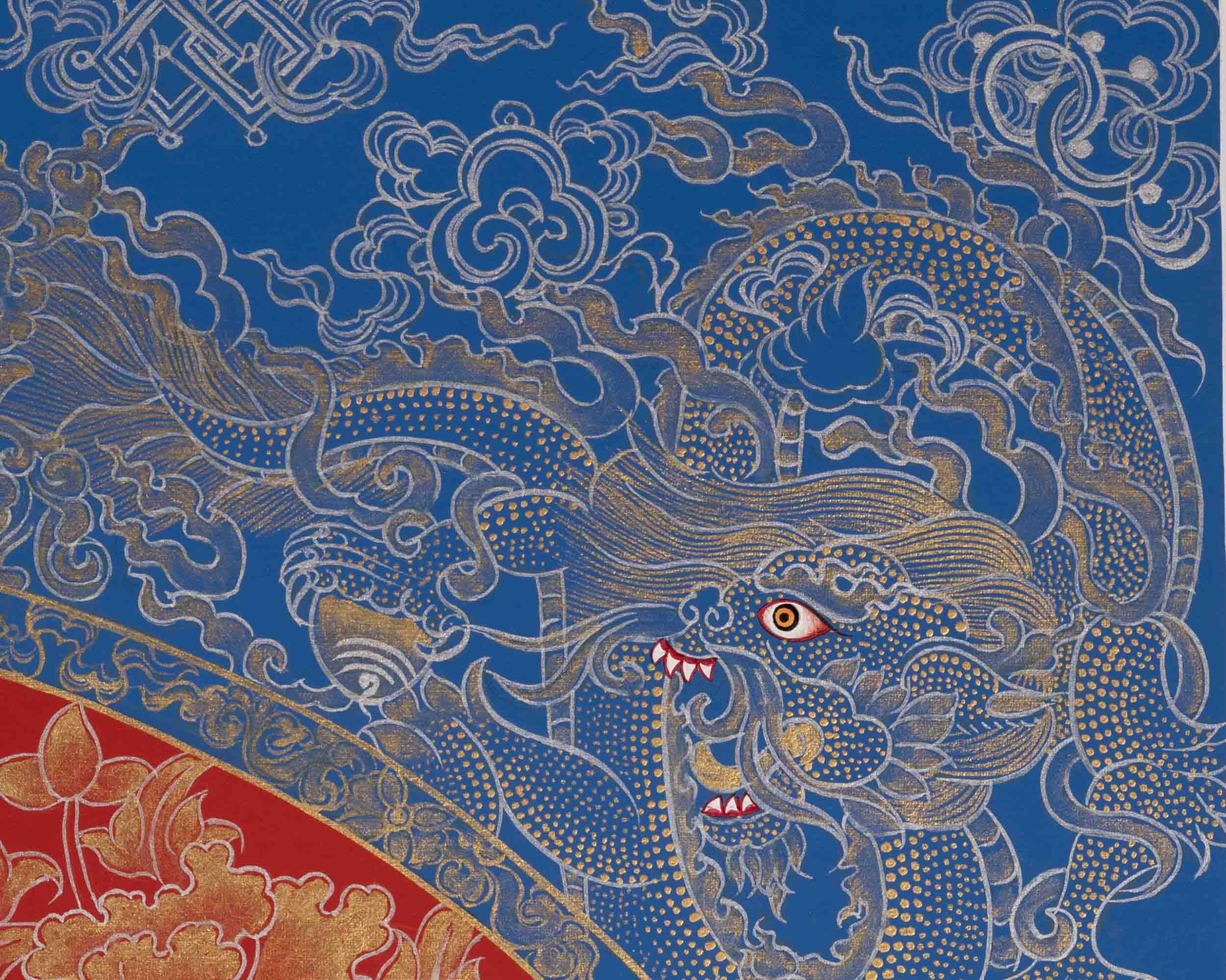Buddha Shakyamuni Thangka | Religious Buddhist Painting | Wall Decors