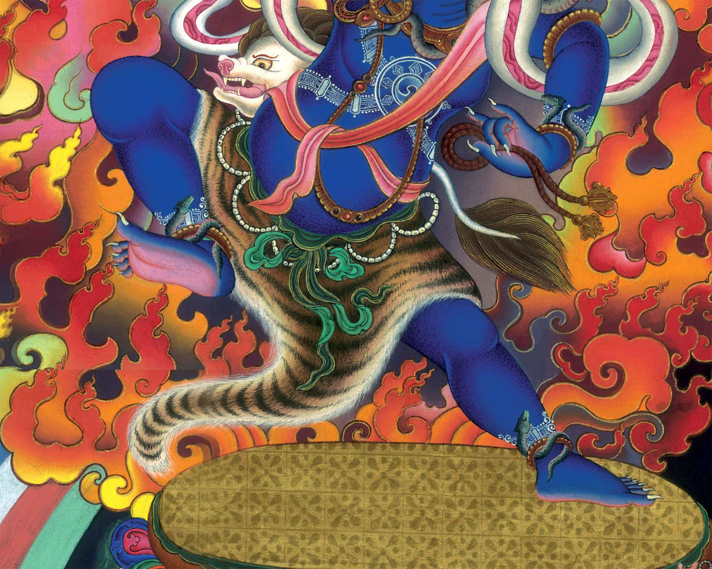 Bodhisattva Vajrapani Thangka Print | Digital Printing | Wall Decors