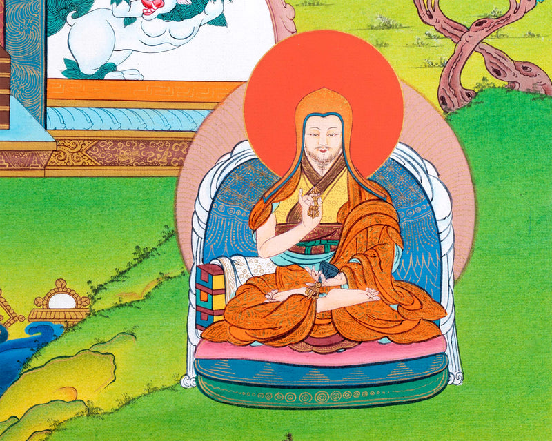 Sakya Master Thangka | Sachen Kunga Nyingpo Tibetan Painting