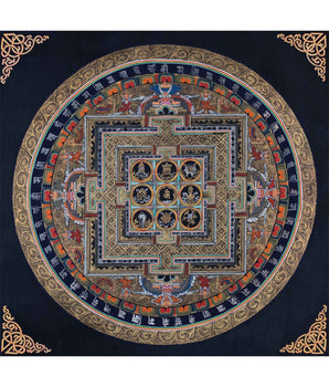 8 auspicious symbols mandala