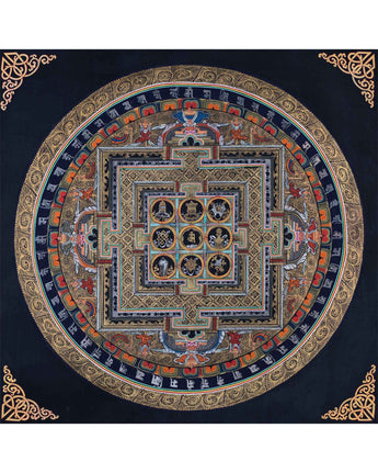 8 auspicious symbols mandala