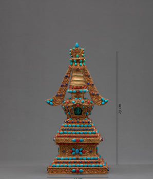 Miniature Buddhist Stupa | Buddhist Art | Ritual Items