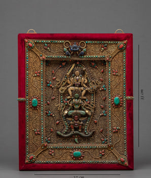 Avalokiteshvara Frame | Buddhist Wall Art | Vintage Home Decor Gift Ideas