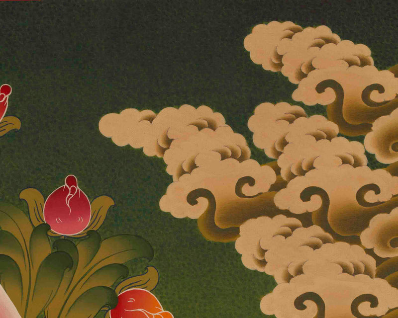 White Tara Thangka | Religious Buddhist Paintinig | Wall Decors
