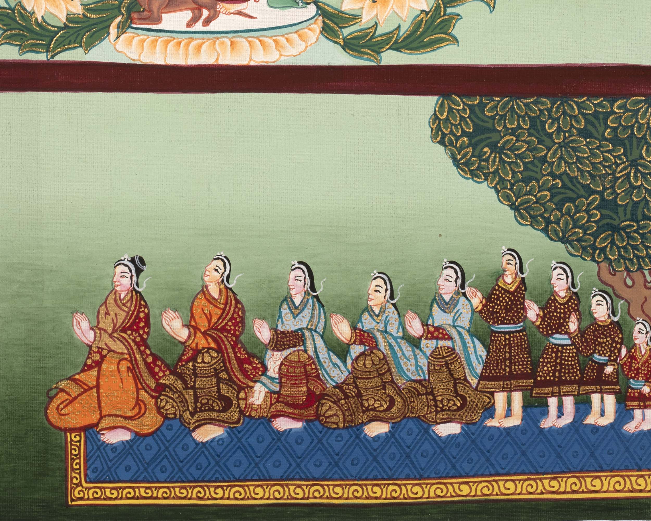 Ganesh Thangka Print | Traditional Paubha Art | Wall Decors