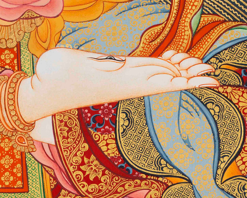 White Tara Print | Traditional Buddhist Art | Wall Decors