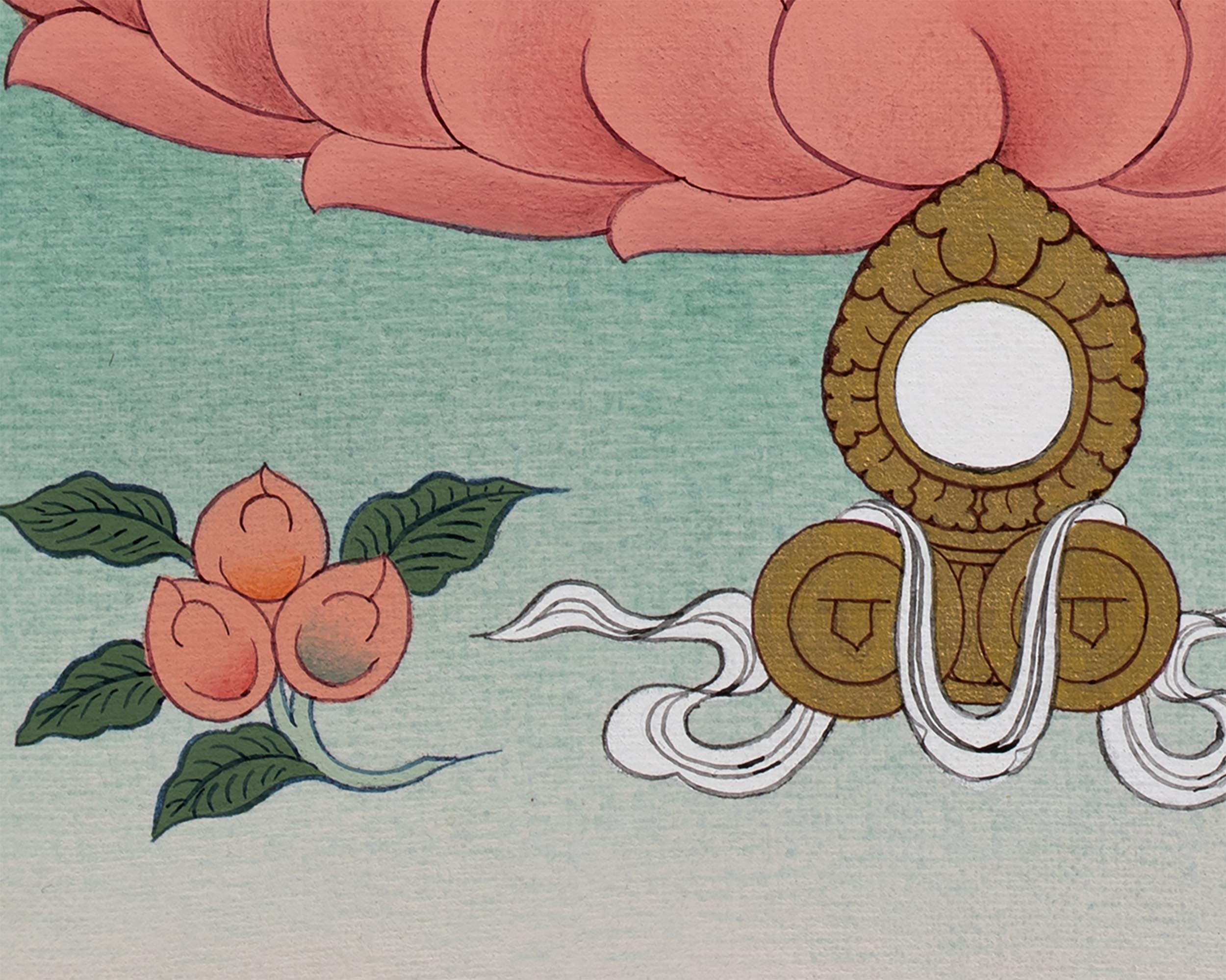 Namtoshe With Others Thangka | Jambala And Vasundhara | Digital Print