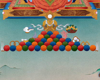 Medicine Buddha Thangka | Hand Painted Tibetan Art