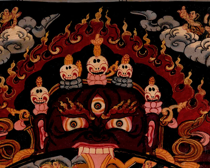 Wheel Of Life Thangka | Traditional Tibetan Art | Wall Decors
