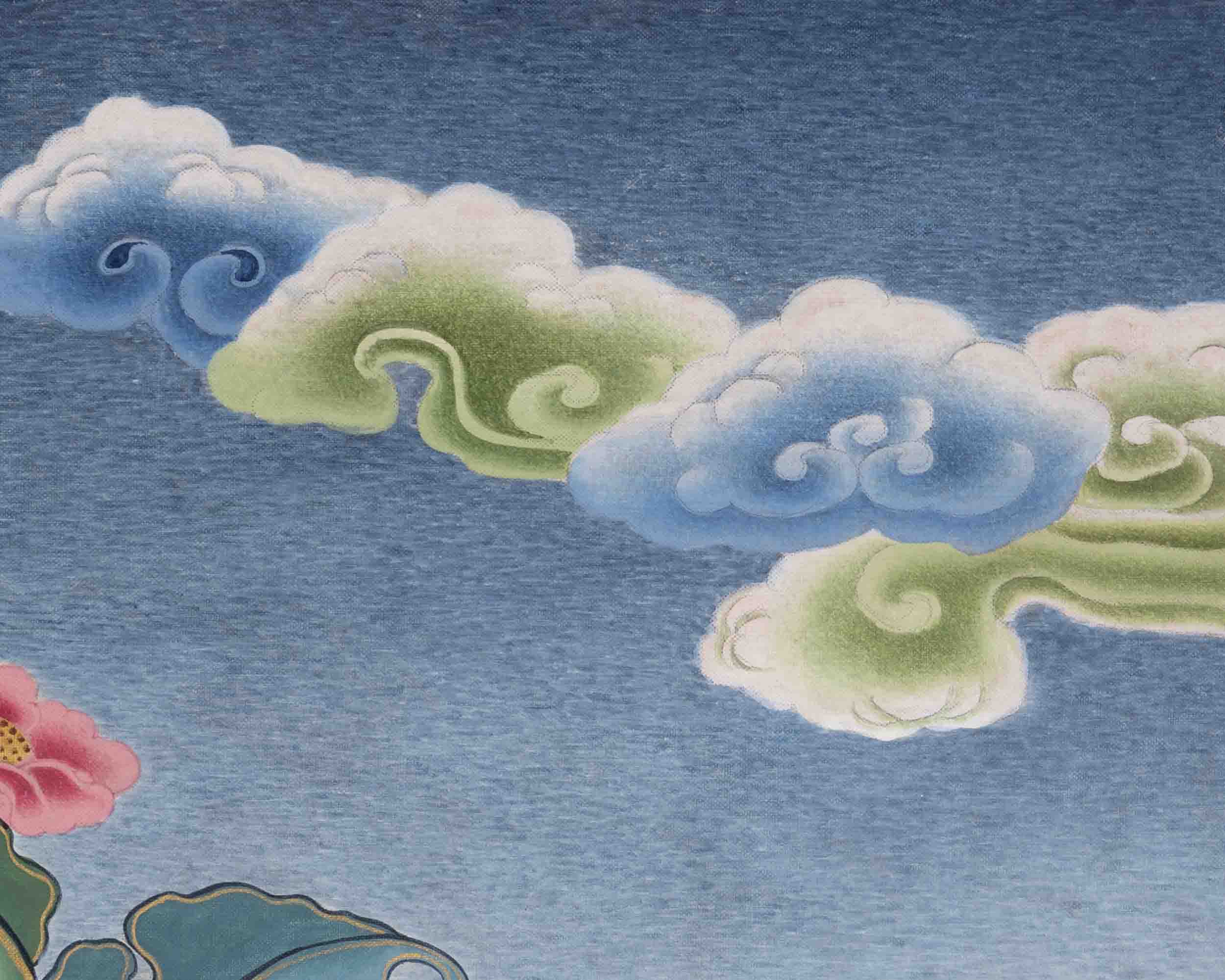 White Tara Thangka | Buddhist Religious Paintings