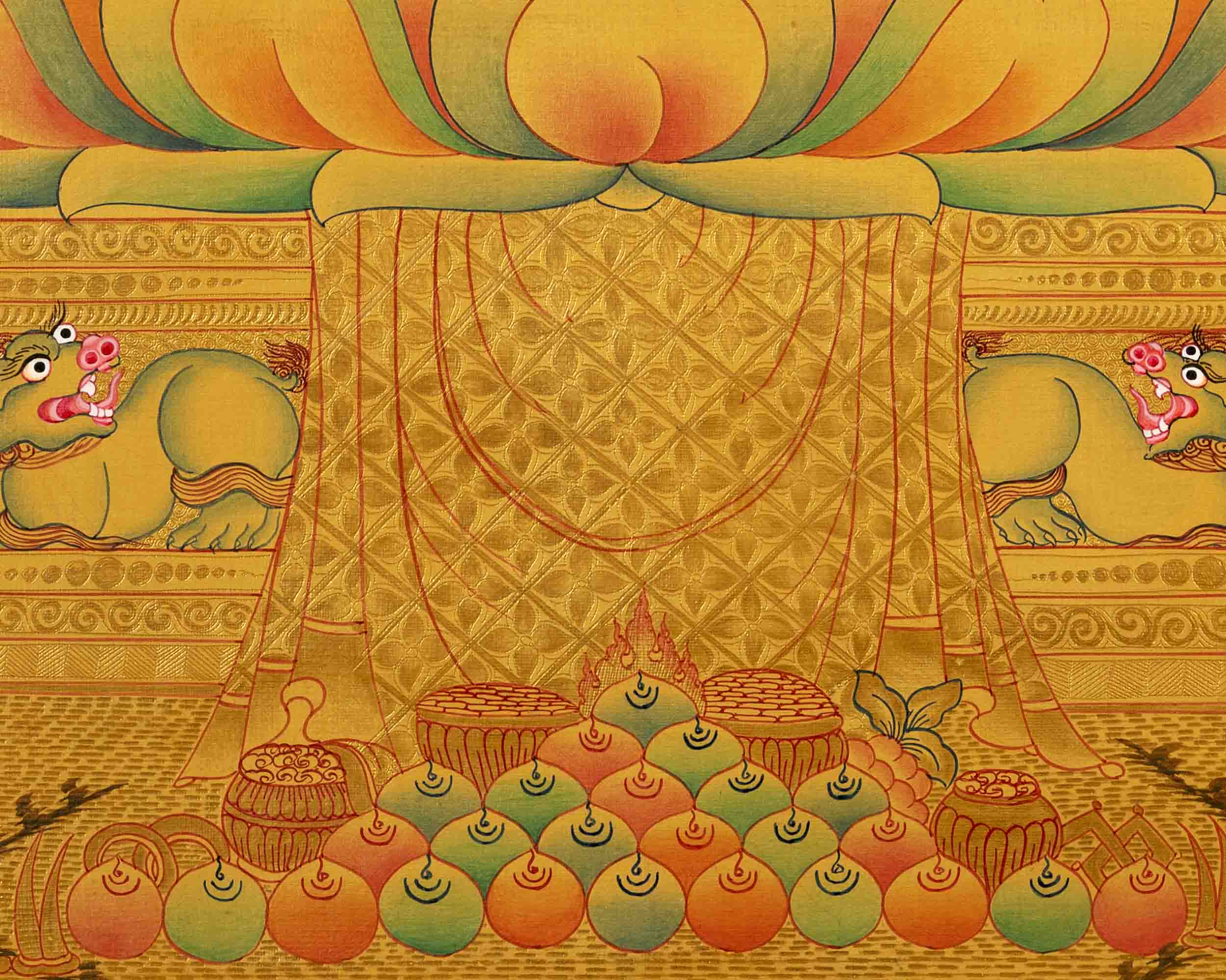 Buddha Shakyamuni Thangka | Yoga Meditation Art