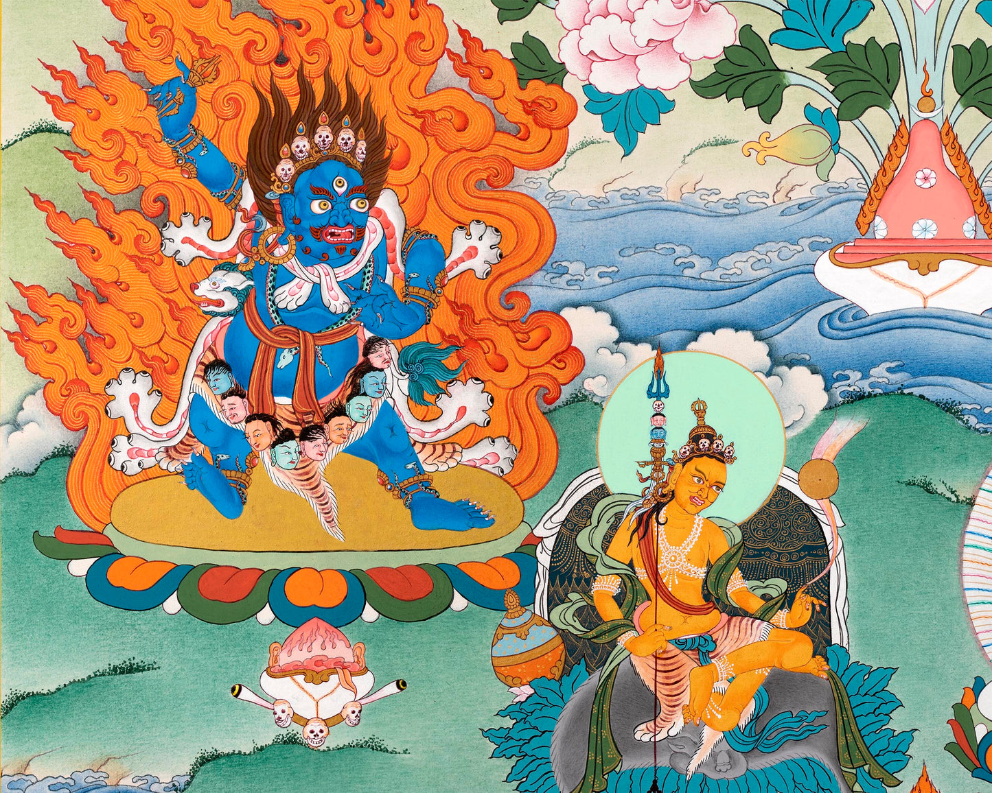 Guru Sangey Thangka | Eight Manifestations of Padmasambhava