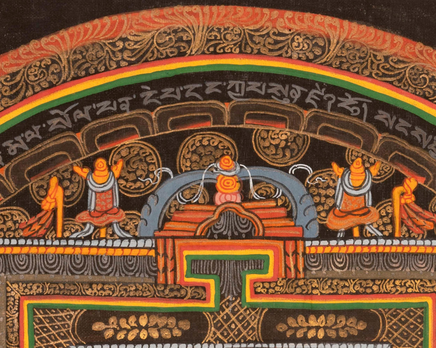 Mantra Mandala Thangka |  Wall Decoration Painting