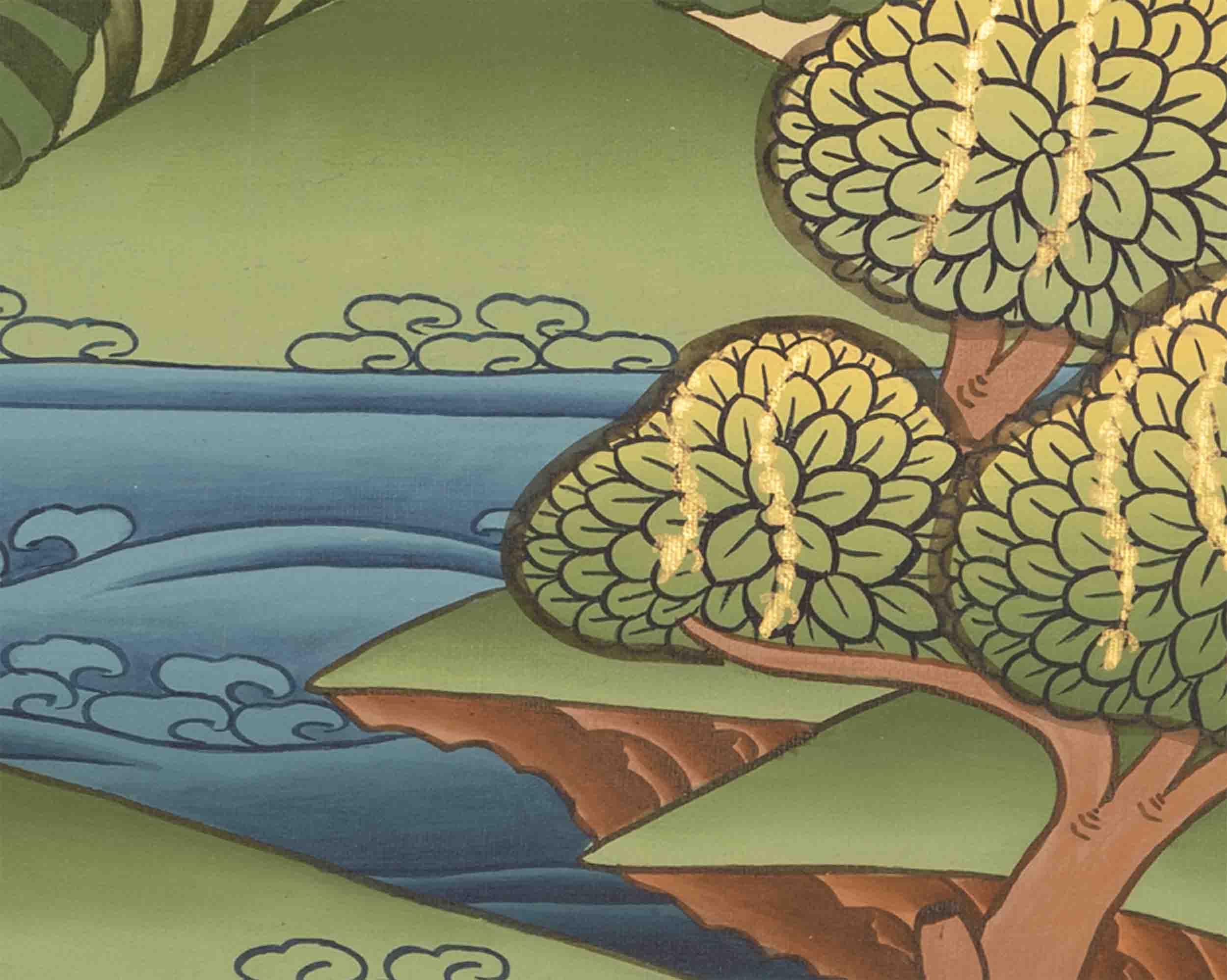 Bhaisajyaguru Thangka | Medicine Buddha | Wall Decors