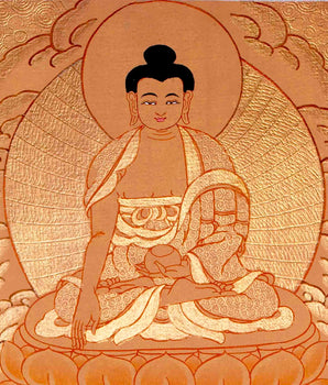 Tibetan White Tara Thangka | Wall Hanging Meditation and Yoga Art