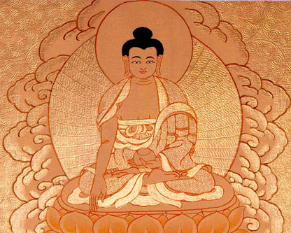 Tibetan White Tara Thangka | Wall Hanging Meditation and Yoga Art