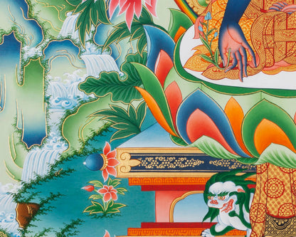 Medicine Buddha | High Quality Thangka Print