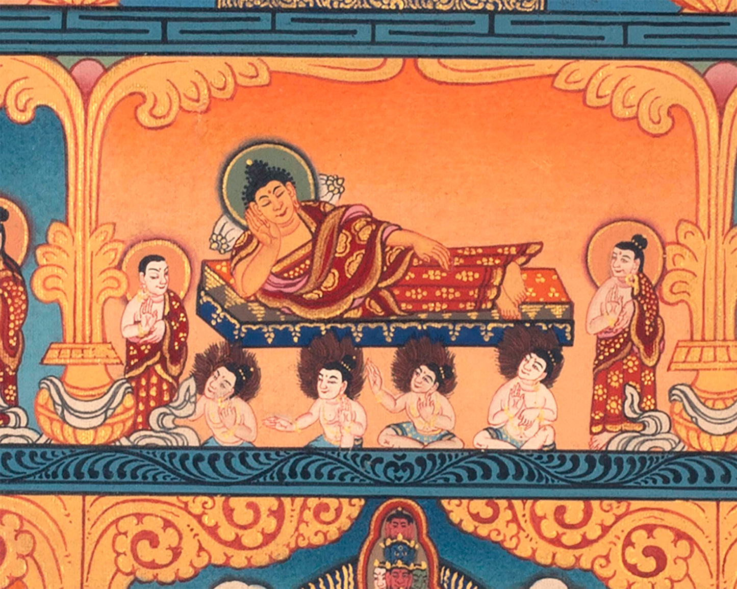 Buddhist Stupa Thangka | Buddhist Painting