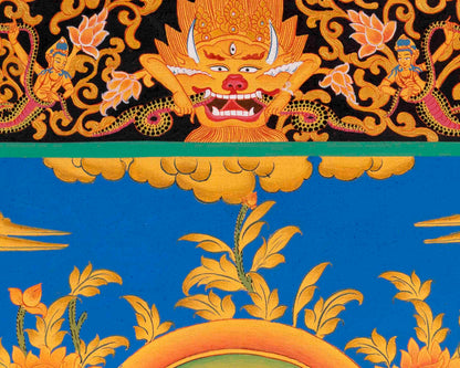 Avalokitesvara Chengrezig Thangka | Bodhisattva of Compassion