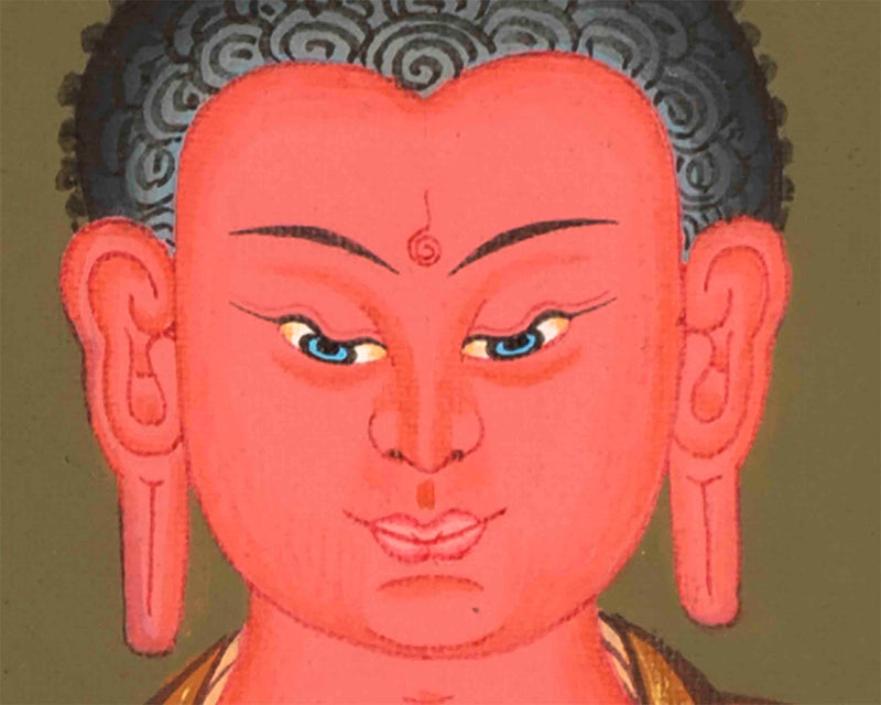 Amitabha Buddha Thangka | Small Size Home Decor