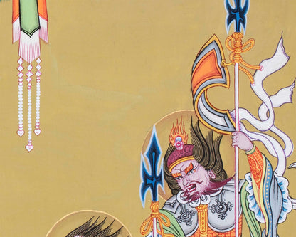 Buddha Thangka Print | Japanese Style Painting | Wall Decors