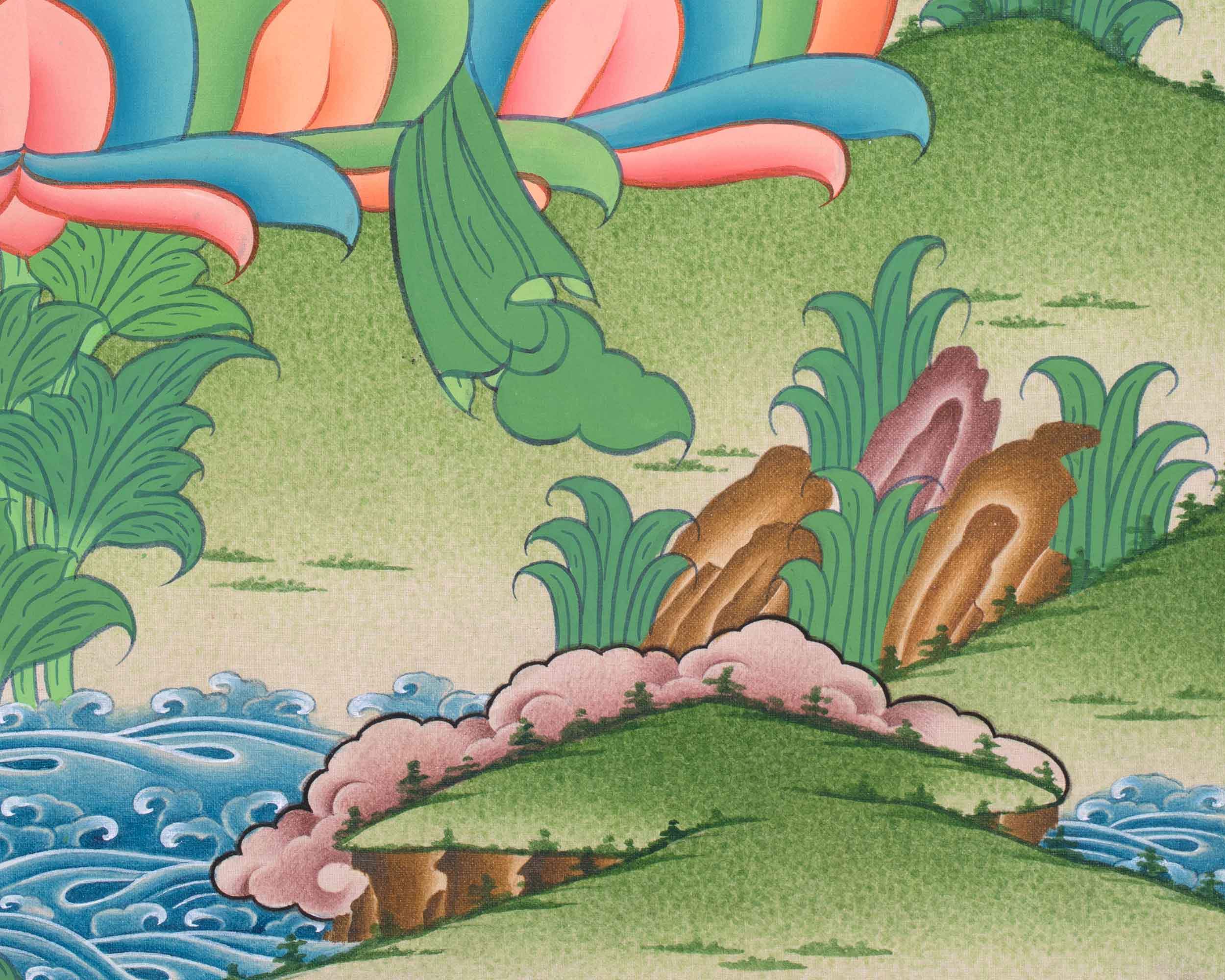 Goddess White Tara Thangka | Art For Healing and Blessings | Mother of All Buddhas