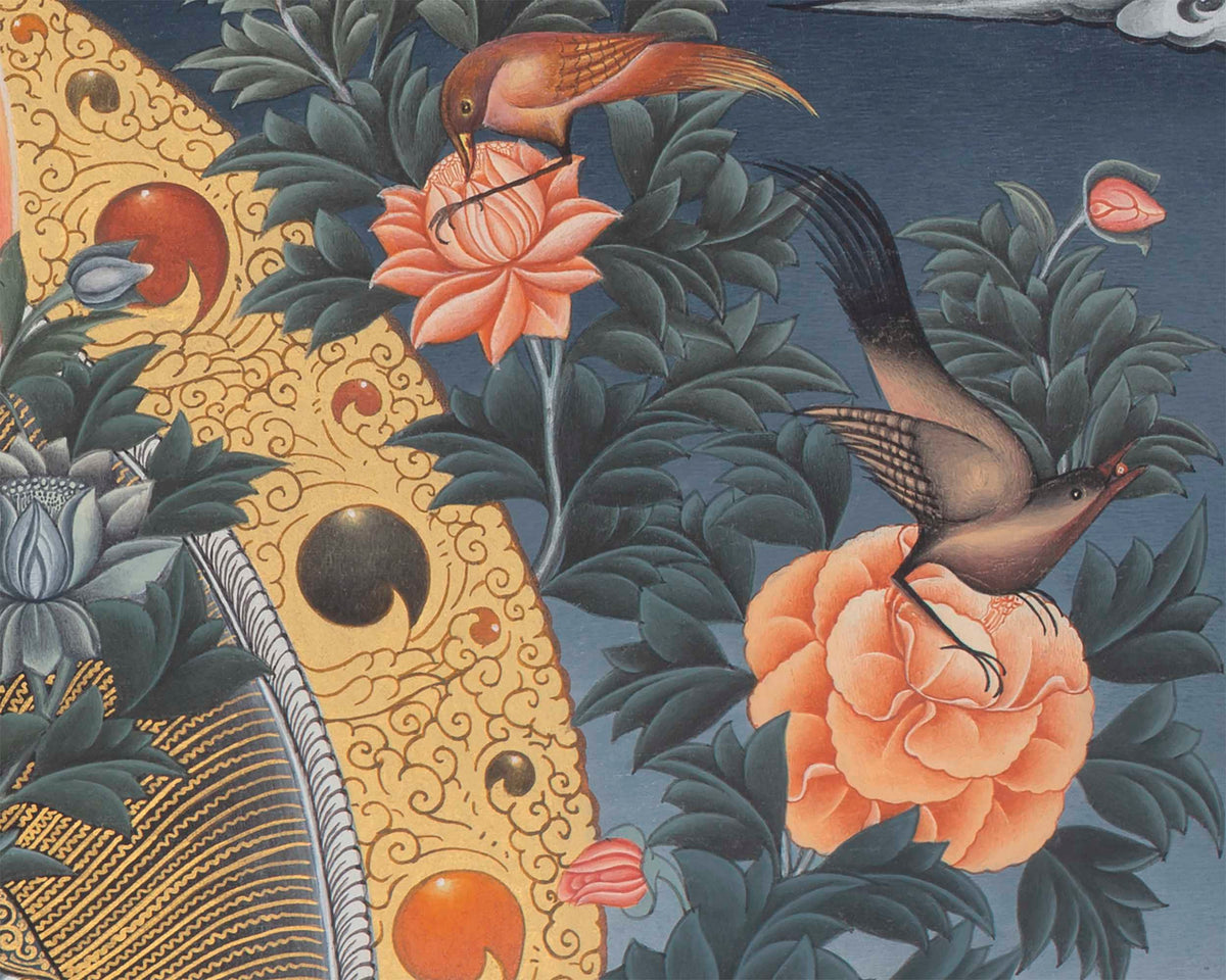 White Tara Thanka | Female Bodhisattva Thangka