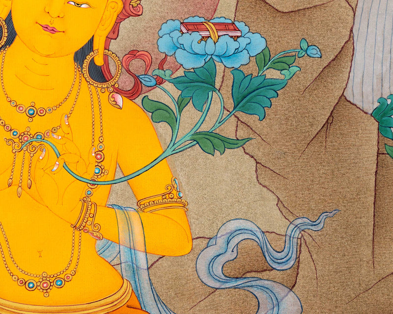 Manjushri Thangka | Handmade Manjushri Art