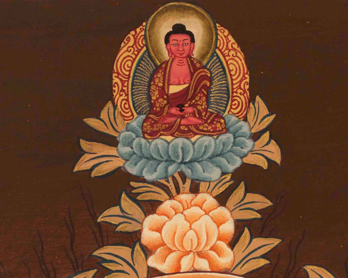 Manjushree Thangka | Bodhisattva Of Wisdom | Wall Decorative Art
